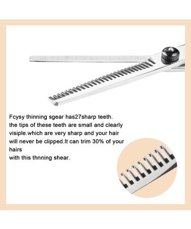 Professional Hairdressing Scissors Set - 10 Pcs Barber Kit for Hair Cutting & Thinning - Black - Buy Online on GoSupps.com