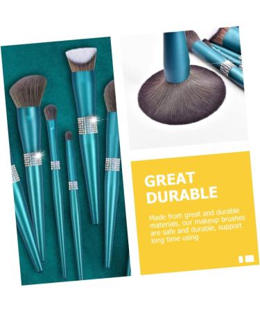FRCOLOR 2 Sets Diamond Makeup Brush Cosmetic Eye Brush Makeup Brush for Girls Cosmetology Kit Women Makeup Supplies Eyeshadow Makeup Tools Miss Makeup Foundation Turquoise Artificial Fiber - Buy Online on GoSupps.com