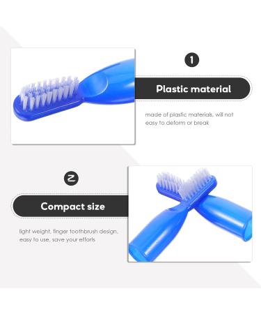 Uonlytech 10pcs Mini Toothbrush Set for Prison Use - Portable Finger Toothbrushes for Travel & Dental Care - Buy Online on GoSupps.com