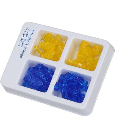 Pack of 60 Elastic Rubber Tooth Wedges | Tooth Separators & Fastening Wedges for Gaps - International Shipping - Buy Online on GoSupps.com