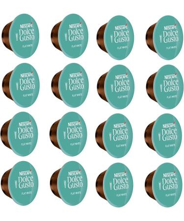 Dolce Gusto Compatible Flat White Pods 112 Capsules 112 Drinks Sold Loose - Buy Online on GoSupps.com