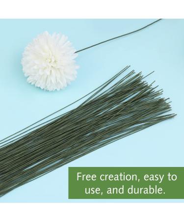 SOCNITC 100pcs Floral Wire Dark Green  22 Gauge Flower Wire Sticks Floral Supplies 14 inches for Bouquet Stem Wrap Floral Arranging Craft Projects Corsages  Wedding Bouquet  22 Gauge 100 pcs Dark Green - Buy Online on GoSupps.com