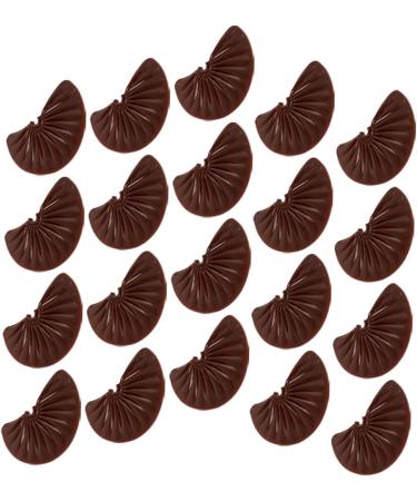 ibasenice 48 Pcs Imitation Chocolate Chips Shop Display Prop Small Chocolate Model Multi-function Chocolate Decor Chocolate Bar Maker Simulated Chocolate Pvc Food Play Dessert 3.50X2.50X0.20CMx2pcs 1 - Buy Online on GoSupps.com