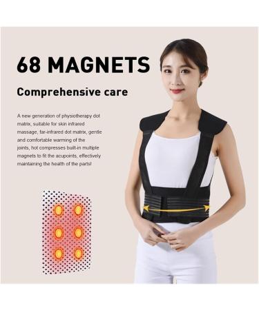 Tourmaline Self-Heating Magnetic Therapy Waist & Back Support - Posture Correction & Lumbar Relief (Black XL) - Buy Online on GoSupps.com