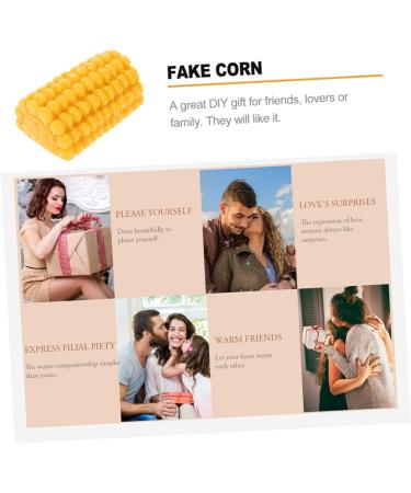 BESPORTBLE Resin Fake 30pcs Simulation Corn Handmade Materials Resin Child Fake Corn Phone Shell Ornament - Buy Online on GoSupps.com