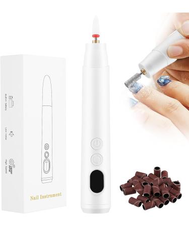Cordless Nail Drill Set Professional Electric Nail File 20000RPM for Beginners with LED Screen 5-speed LED Light 12 Drill Bits for Natural or Acrylic Gel Nails Rechargeable Portable Manicure Kit White - Buy Online on GoSupps.com