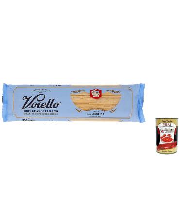 Italian Gourmet E.R. Voiello Pasta Linguina Pack of 5 100% Italian Pasta N 112 500 g + Polpa Italian Gourmet 400 g