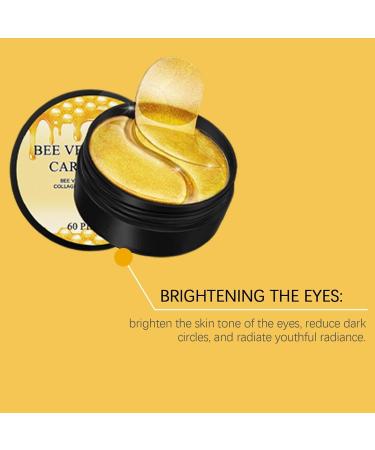 60 Moisturizing Eye Patches Under Eye Bee Patches Anti-puffiness Eye Pads Dark Circles Hydrating Eye Tightening Under-eye Patches Skin Care Eye Patches Bee Eye Pads - Buy Online on GoSupps.com