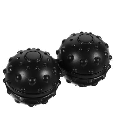 LALAFINA Operating massage ball Double lacrosse ball peanut ball Muscle massage scroll ball peanut massage roller Double massage ball trigger-point massage ball Ice hockey connected