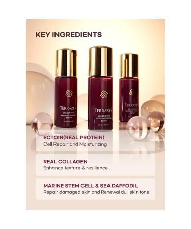 Age Control Treatment Peptide & Collagen Serum - Korean K-Beauty Firming Serum 1.85 fl oz / 55ml - Anti-Aging Skincare - Buy Online on GoSupps.com