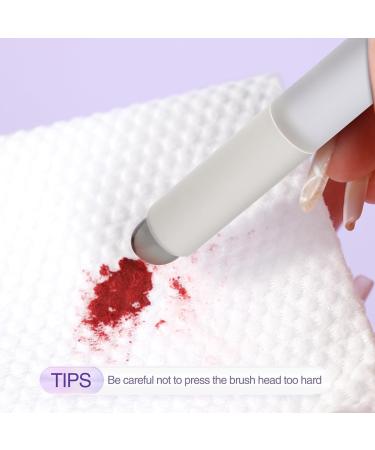 Arqumi 2PCS Lip Brush Set - Silicone Lipstick Applicators Round Head Lip Smudge Brushes Makeup Brush with Dust Storage Tube | Perfect for Lip Gloss & Makeup - Buy Online on GoSupps.com