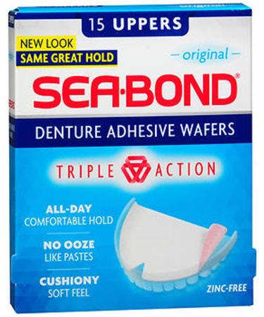 Buy SEA-BOND Denture Adhesive Seals Uppers Original - 30 Count | Fast International Shipping - Buy Online on GoSupps.com