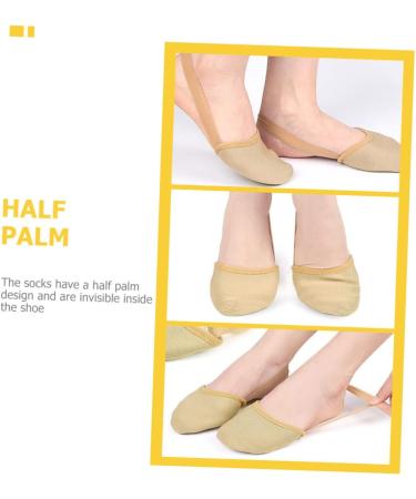 Mobestech Yoga Toe Protector Fore Socks - 4 Pairs for Women | Breathable Nylon | International Shipping - Buy Online on GoSupps.com