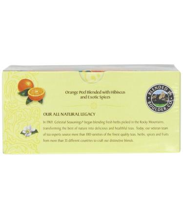 Celestial Seasonings Mandarin Orange Spice Tea Bags - 20 Count Herbal Tea - Buy Online on GoSupps.com
