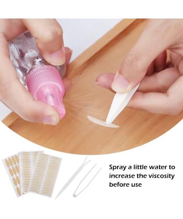 Invisible Double Eyelid Stickers Tape Set with Fork Rod & Tweezer - 960 Pcs | Instant Eyelid Lift for Droopy Monolids - Buy Online on GoSupps.com