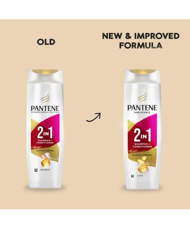 Pantene 2 in 1 Anti Hair Fall Shampoo + Conditioner 180ml - Nourish & Strengthen | International Shipping Available - Buy Online on GoSupps.com