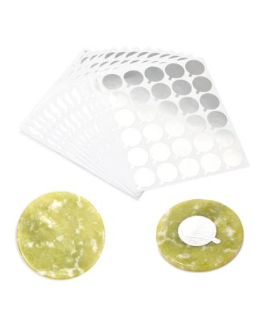 1500 Disposable Eyelash Stickers and 2 Jade Stones for Lash Glue  Tech Supplies