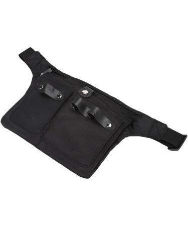 YAOGOHUA Multi Functional Portable Scissors Waist Bag Hair Clip Comb Hairdressing Tool Storage Bag Black - Buy Online on GoSupps.com