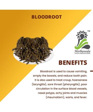Metrol Herbaveda- Bloodroot 500g | Sanguinaria Canadensis - Buy Online on GoSupps.com