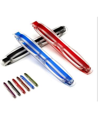 Butterme 6 Pack 360 Rotating Tube Pen Clip Folding Reading Glasses with Case Stylish & Practical for Men & Women - International Shipping Available - Buy Online on GoSupps.com