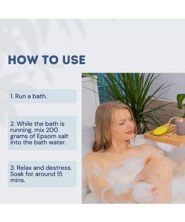 Eco Bath London Neroli & Lavender Epsom Salt Bath Soak 250g - Post-Workout Skin Conditioning Magnesium Bath Salts - Buy Online on GoSupps.com