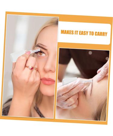 Beatifufu 2pcs Eyelash Raincoat Clear Rain Coat Tubular Mascara Essence Mascara Gels Plastic Transparent - Buy Online on GoSupps.com