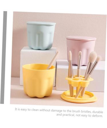 Angoily 2 Sets Pp Washing Bowl Brush Cleaner Makeup Brush Mat Make Brush Cleaning Bowl Beauty Kit Makeup Cleaning Mat Cleaning Tools Makeup Tools Scrubber Silica Gel Portable - Buy Online on GoSupps.com