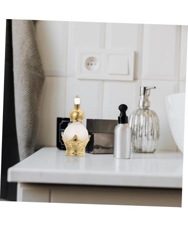 minkissy 1pc Perfume Bottle Humidifier Freshener Diffusers Fragrance Small Perfumes Aroma Essential Oil Perfume Refillable Empty Bottle Travel Glasses Middle East Composite Material 9X4X4CM Golden - Buy Online on GoSupps.com