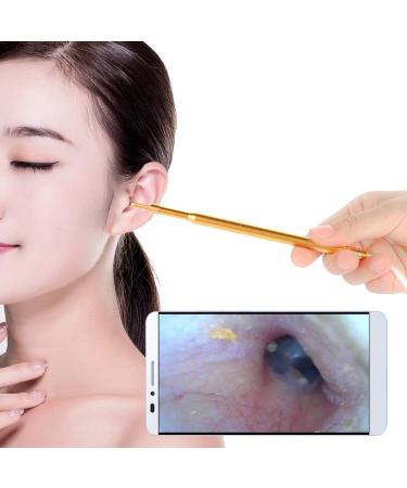 Ear Wax Removal 3-in-1 Earwax Removal Kit Ear Wax Remove Ear Pick Ear Cleaning Endoscope 1.0 Pixel HD Visual Ear Spoon Multifunctional Ear Inspection Endoscope Earpick Ear Cleaner