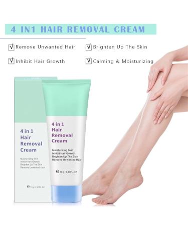 Nijiesengeng Glowcode 4 in 1 Hair Removal Cream Moisturizing & Soothing Body Hair Removal for Women | Crema Depiladora que Hidrata y Aclara la Piel (1PC) - Buy Online on GoSupps.com