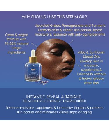 Moonkissed Radiant Skincare Serum Oil - Hydrating Anti-Aging Face Moisturizer for All Skin Types | 1 FL OZ | Made in Italy - Buy Online on GoSupps.com