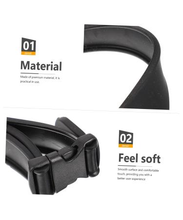 Silicone Hair Cutting & Trimming Guide - Fade Neckline & Shaping Tool | 56x4cm Black - Buy Online on GoSupps.com