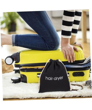 Healeved 8 Pcs Hair Dryer Storage Bag Curling Hair Dryer Hair Dryer Carrier Bags Blow Dryer Bag Black Fabric - Buy Online on GoSupps.com