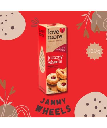 Lovemore Gluten-Free Cookies Biscuit Pick N Mix | Choose From 7 Flavours | Choc Chip Custard Creams Digestives Jammy Wheels O'Chocos Stem Ginger Shortbread - Pack of 3 - Buy Online on GoSupps.com