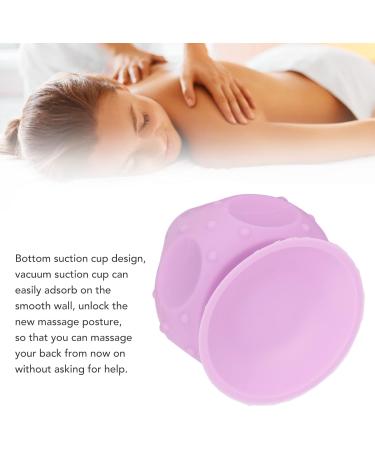 Trigger Ball Massage Device - Silicone Myofascial Pain Relief Tool for Back Neck & Waist - Suction Mountable Violet - Buy Online on GoSupps.com
