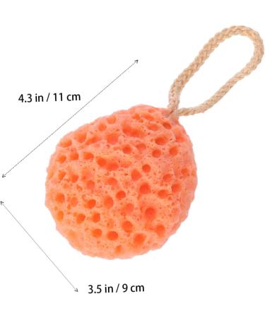 HAPINARY Kids Bath Sponges Body Wash for Kids Natural Bath Sponge Facial Sponges Body Wash Infused Sponge Body Scrubber Face Scrubbers Exfoliating Sponge Clean Baby Dishwasher - Buy Online on GoSupps.com