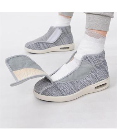 Men's Diabetic Edema Shoes | Comfortable Memory Foam Sneakers for Swollen Feet | Adjustable Size 12 Dark Blue - Perfect for Elderly & Plantar Support - Buy Online on GoSupps.com