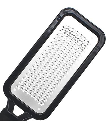 Premium Black Foot File for Dead Skin | Stainless Steel Callus Remover & Foot Care Grater - Buy Online on GoSupps.com