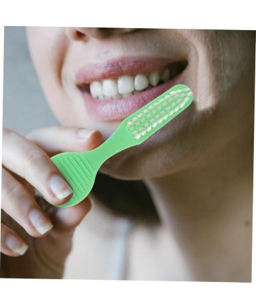 FRCOLOR Teeth Cleaning Set - 40 Disposable Toothbrushes for Travel | Deep Cleaning Green Toothbrushes (4 Pcs) - Ideal for International Shipping - Buy Online on GoSupps.com