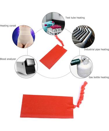 Buy Silicone Heating Mat 20W 12V - Thin Rubber Heating Cushions for Industrial Use | Temp 120-150 C | 50x150mm - Buy Online on GoSupps.com