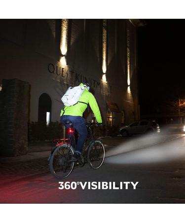 Yosky USB Rechargeable Bike Light Set - 1000 Lumens Front and Back Lights for Night Riding - Super Bright Headlight and Tail Light for Adults, Kids, Men, Women - Buy Online on GoSupps.com