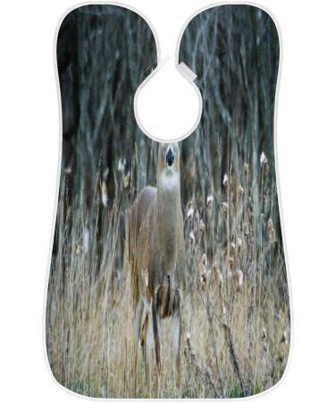 Beard Bib Apron - Non-Stick Waterproof Hair Catcher for Men | Deer Pattern Grooming Cloth - Buy Online on GoSupps.com
