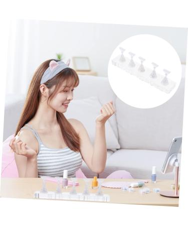 Beavorty 1Set Manicure tools nail tip holder false nail tips display Nail Practice Display Stand nail tips display board nail practice display holder nail stand base Acrylic represent Fairy - Buy Online on GoSupps.com