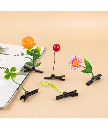 Framendino 30 Pack Bean Sprout Hair Clips - Cute and Funny Flower Plant Hairpins for Women and Girls - Perfect for Home Parties and Everyday Wear - Buy Online on GoSupps.com