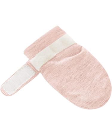 Soft Cotton Newborn Baby Mittens - Adjustable No Scratch Gloves for Infants 0-5 Months - Pink - Buy Online on GoSupps.com