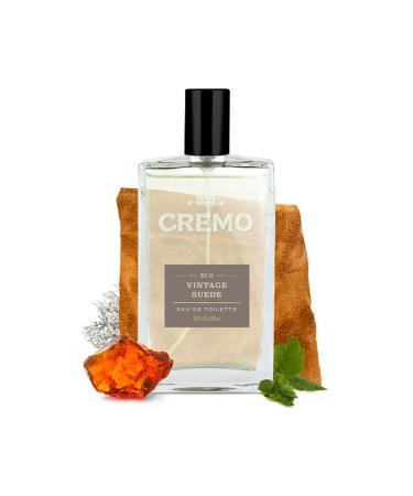 Cremo Vintage Suede Cologne Spray - White Moss, Rich Amber, Smooth Suede - 3.4 oz - Buy Online on GoSupps.com