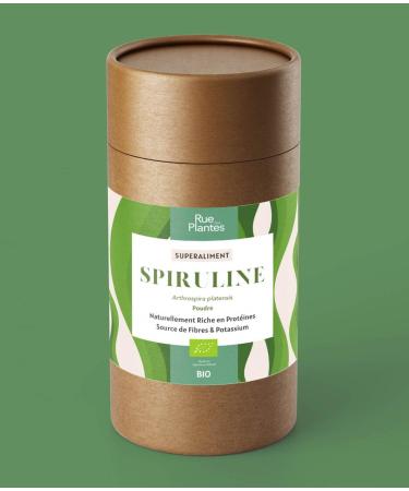 Organic Spirulina 100 g Superfood Rich in Vegetable Protein, Source of Potassium, Iron, Fiber