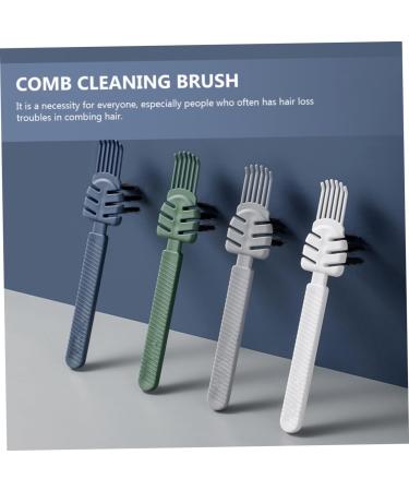 CLISPEED Lot de 4 Outils de Nettoyage de Peignes et Brosses Cheveux Portables Taille Compacte pour liminer les Cheveux Usage Domestique Accessoires Pratiques Bleu Vert Gris Blanc - Buy Online on GoSupps.com