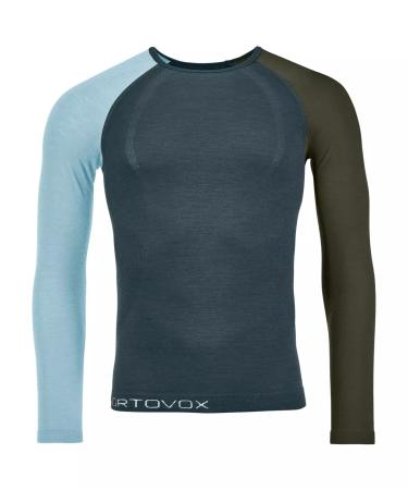 ORTOVOX 120 Comp Light Long Sleeve M T-Shirt Thermique Homme XL Dark Arctic Grey