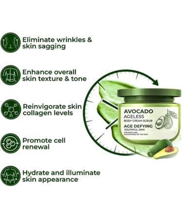 Body Scrub Avocado Forever Avocado Anti-Aging Body Scrub Exfoliating Body Scrub Himalayan Salt Body Scrub - Buy Online on GoSupps.com